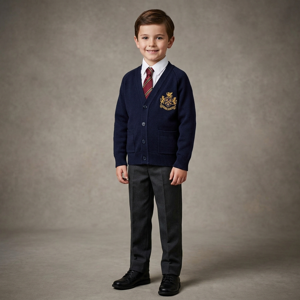 Set Cardigan & Camisa Oxford