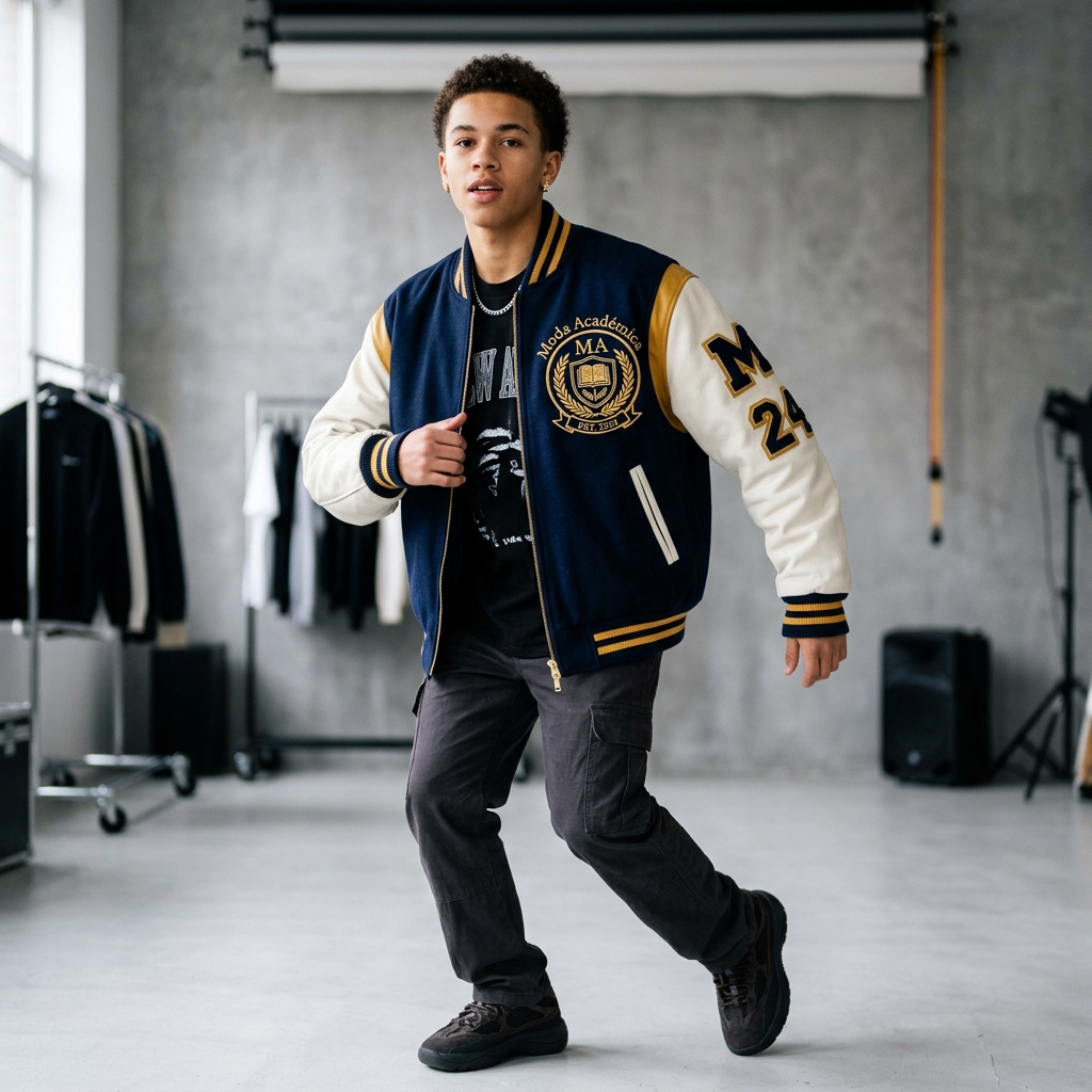Chaqueta Varsity Bomber Academic